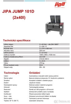 Multifunkční pánev JIPA - 2x 40 litrů - 4