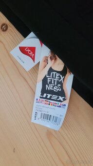 NOVÉ - legíny Litex - 2x černé, 1x tm. modré - 4
