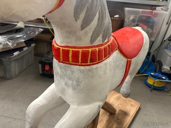 Sleva možná - Ručně malovaný, vyráběný kůň - 4