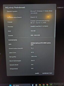 Herní notebook MSI Sword 16 - 4