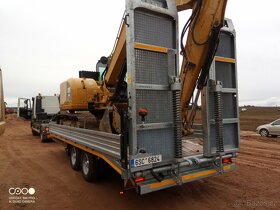 Nákladní přívěs na Bagr CAT BOBCAT kompresor vrtná souprava - 4