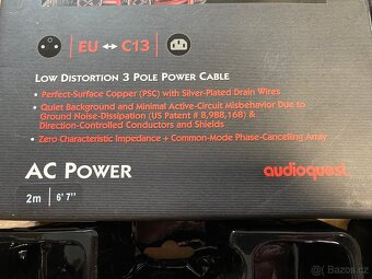 Prodám napájecí kabel Audioquest NRG-Z3 - 4
