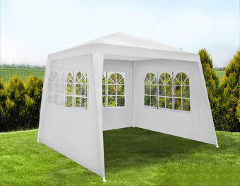 Zahradní altán 3m x 3m x 2,45 m + 4 stěny s okny - nový - 4