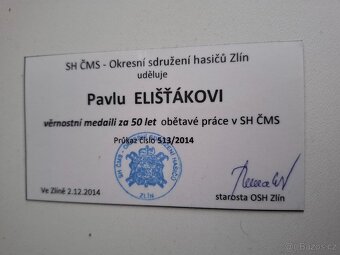 Hasičské medaile + dobové plakety - 4