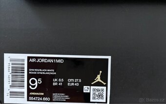 NIKE Air Jordan 1 MID vel. 41 - 4
