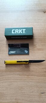 CRKT nůž žlutý - 4