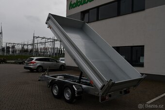 Třístranný sklápěcí přívěs do 3500 kg, 3,6 m - 4