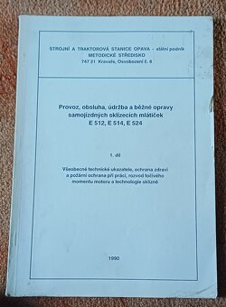 Prodám originální knihy k samojízdným kombajnům Fortschritt - 4