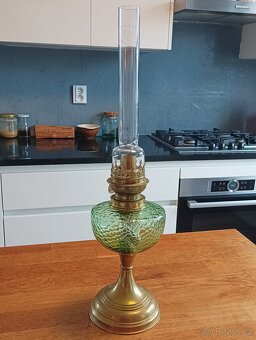ART DECO STAROŽITNÁ PETROLEJKA BOINSOT PARIS KOLEM 1920 - 4