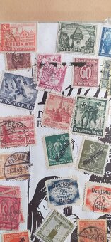 Známky z druhé světové tedy Reich známky. - 4