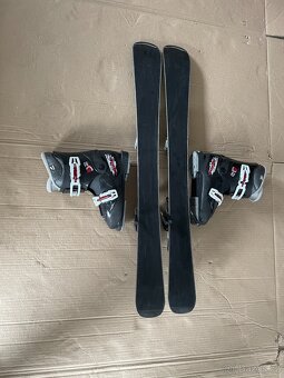 Dětské lyže 90 cm + lyžáky 30-31 - 4