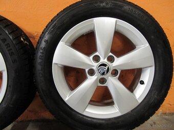 Alu Škoda + 185/60/15 Barum - 4