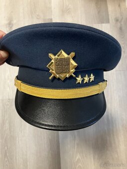 Vojenská modrá uniforma. - 4