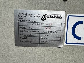 Dvoupitlové odsávání ACVIRO FT400CE - 4