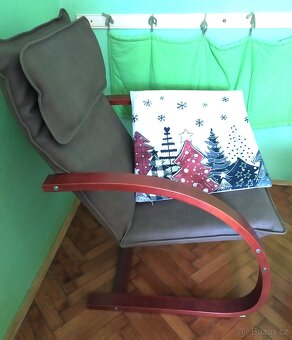 Nabízím relaxační - pohupové křeslo po celkové opravě - 4