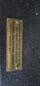 Starožitný gramofon Columbia Graphophone Company London - 4