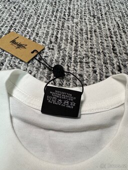 tricko stussy basic tee white - 4
