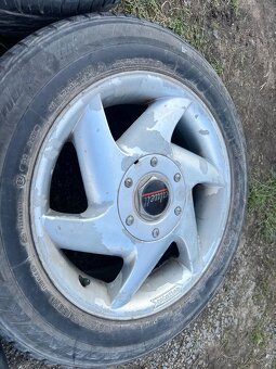 Alu disky 4x100 r15 aluett kompletní sada - 4