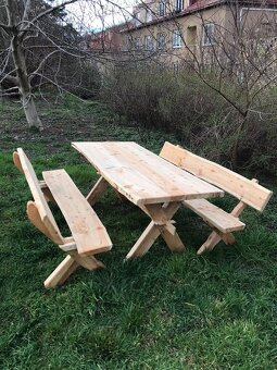 Zahradní set - nábytek z masívu - 4