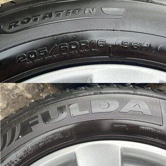 ALU KOLA R16 5x114,3 , Zimní pneu , Borbet - 4