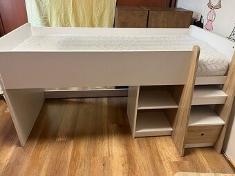 Dětská vyvýšená postel se stolem - 90x200 - 4