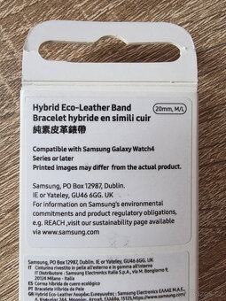 Samsung Hybrid Eco-Leather Band (M/L) černý - 4
