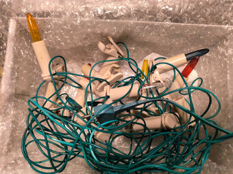 Staré vánoční svíčky Zlatokov,vánoční světýlka,osvětlení - 4