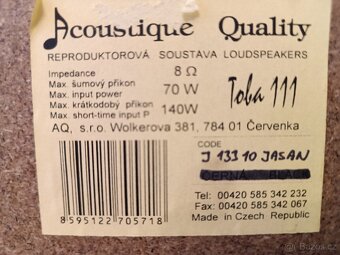 Středový reproduktor AQ - 4