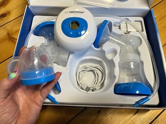 Elektronická a ruční odsávačka mléka 2v1 - 4