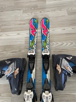 Dětské lyže 120 cm + lyžáky 36-37 - 4