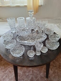 broušené sklo sada - 4