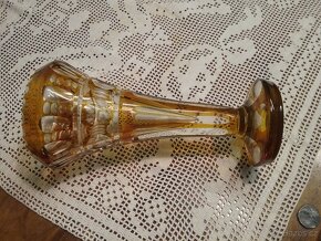 Stará broušená váza Egermann - 4