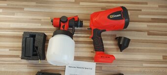 Aku stříkací pistole,pro baterie Makita 18V,2xAku+nabíječka. - 4