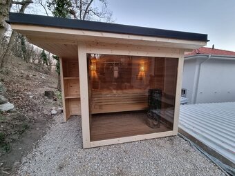 Venkovní sauna - firma SAUNFIT - 4