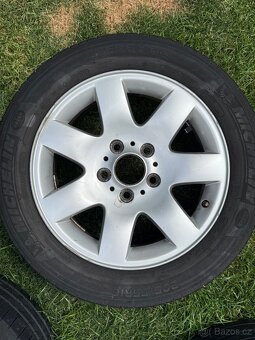 BMW 16″ ALU disky + letní pneu – 5×120 – E46, Z3, X3 - 4