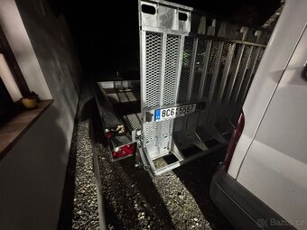 Přívěsný vozík Martz BAU 350/3 3500kg NA PŘEPRAVU BAGRŮ - 4