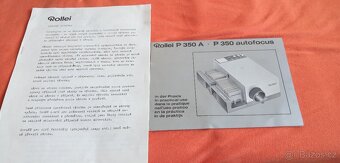 Prodám Diaprojektor Rollei autofokus P 350 - 4