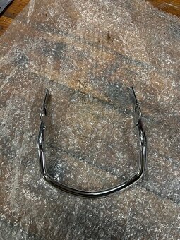 Jawa 250 350 kývačka panelka originál zadní madlo nový chrom - 4