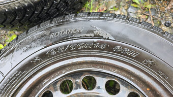 Opel Vektra A  zimní sada pneu + disky 14" - 4