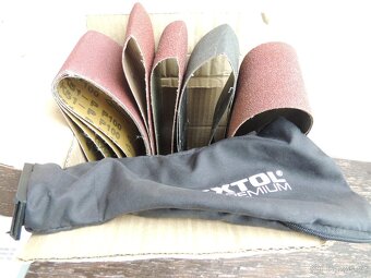 Pásová bruska Extol Premium EBS 1010 + stojan - 4