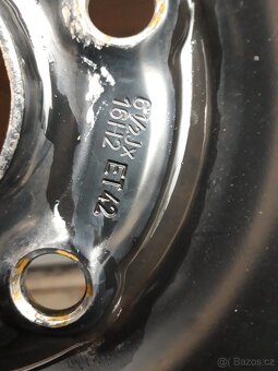 Plechová kola 16" - 4