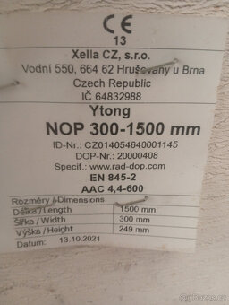 Překlady Ytong NEP a NOP - 4