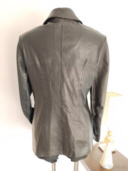 Dámská kožená bunda, vel. M/L, černá, NEW - 4