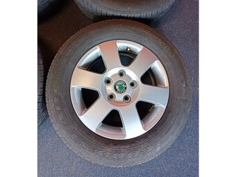 ALU disky Škoda Octavia II 5x112 R15 s letními pneu 195/65 R - 4