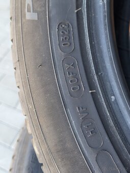 Prodám letní sadu pneu 225/50R18 Michelin - DOT 0322 - 4