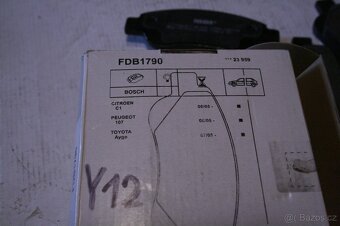 Brzdové destičky Ferodo - Citroen, Peugeot, Toyota,... - 4
