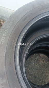 4x Letní pneumatiky 205/55 R16 91V, čtyři Letní pneumatikyCo - 4