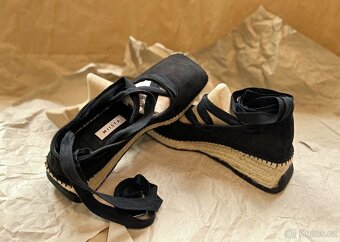BOHO Espadrilky na platformě, šněrovací 41 - 4