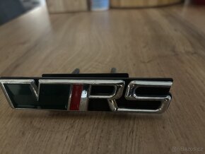 Koncovky výfuku Octavia 3 a Znak WRS / přední a zadní - 4