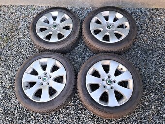 Zimní kola komplet ALU 5x112 R16 s pneu 205/55/16 - sada - 4